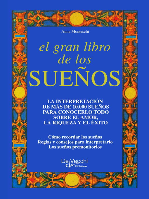 Title details for El gran libro de los sueños by Anna Monteschi - Available